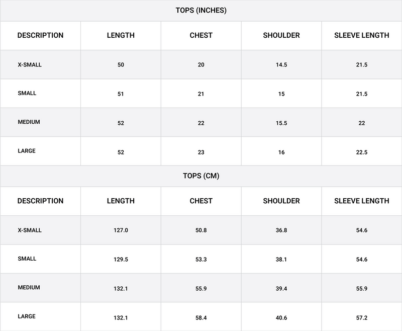 Size chart for Fit & Flare Shirt Dress