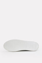 Grey essence suede trainer, alternate angle, by SOLA Pakistan.