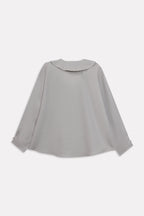 Structured Ensemble Top - Mid Grey