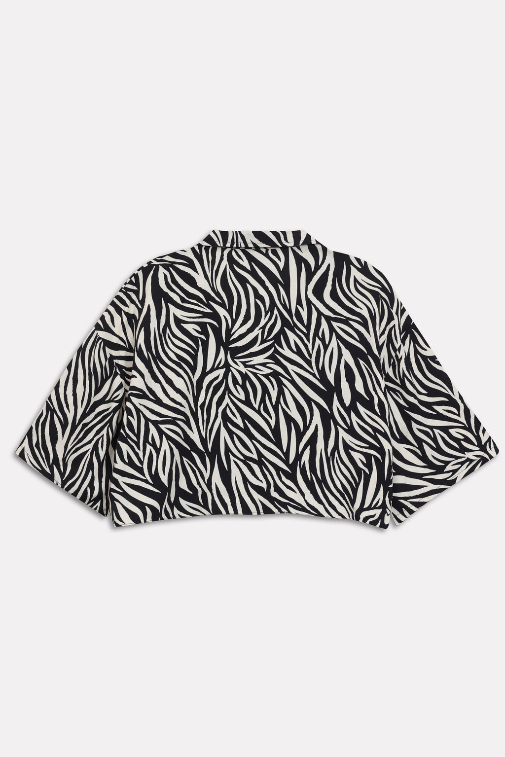 Structured Monochrome Top - White&Black
