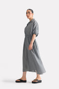 Structured Tailored Dress - Grey