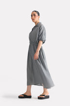 Structured Tailored Dress - Grey