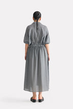 Structured Tailored Dress - Grey