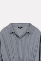 Structured Tailored Dress - Grey