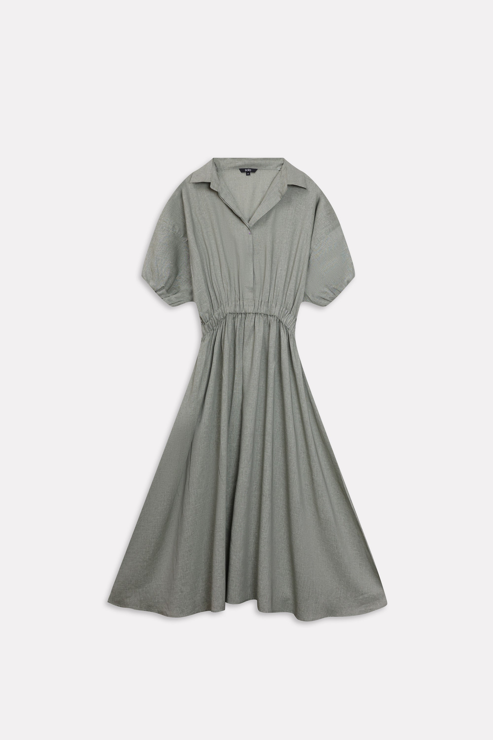 Structured Tailored Dress - Matt Green