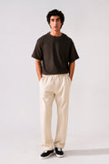 Tappered Ankle-Length Trouser - Beige