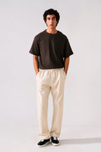 Tappered Ankle-Length Trouser - Beige