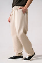 Tappered Ankle-Length Trouser - Beige