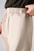 Tappered Ankle-Length Trouser - Beige