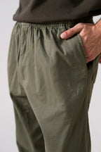 Tappered Ankle-Length Trouser - Olive