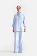 The Cloud Cotton Co-ord Bottom - Blue