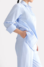 The Cloud Cotton Co-ord Bottom - Blue