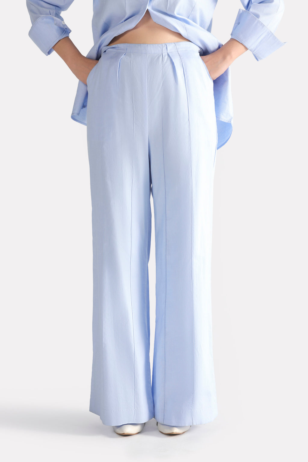 The Cloud Cotton Co-ord Bottom - Blue