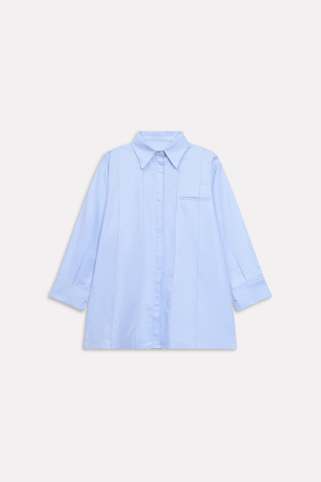 The Cloud Cotton Co-ord Top - Blue