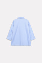 The Cloud Cotton Co-ord Top - Blue