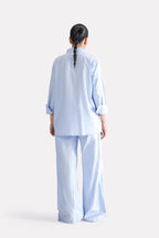 The Cloud Cotton Co-ord Top - Blue