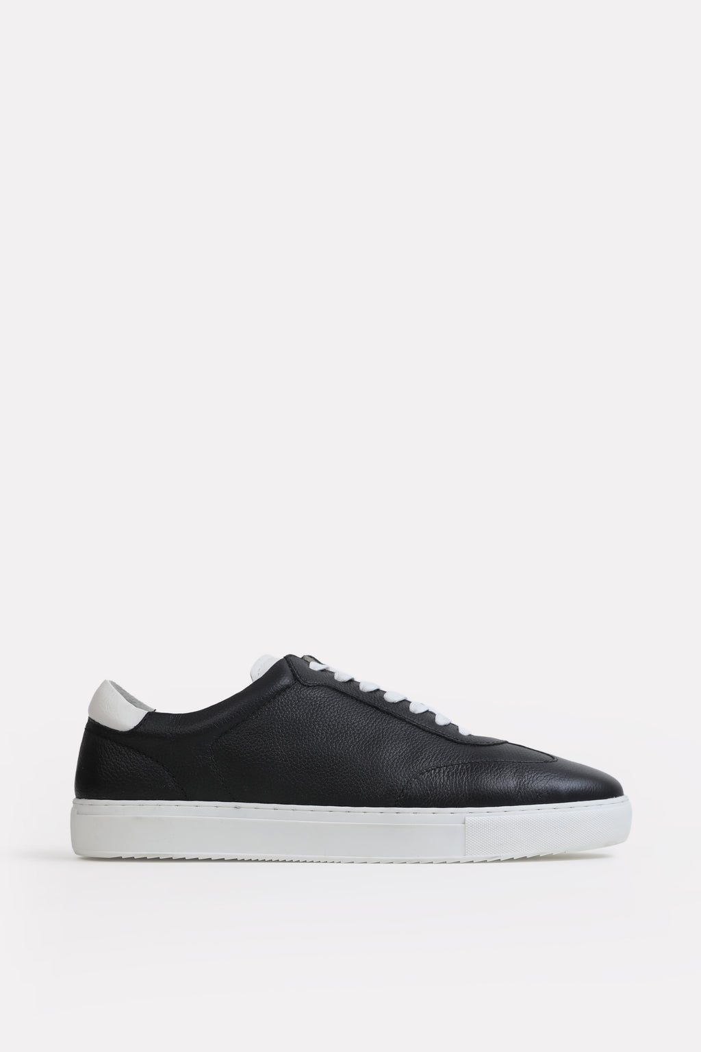 Urban Leather Trainer - Black