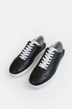 Urban Leather Trainer - Black