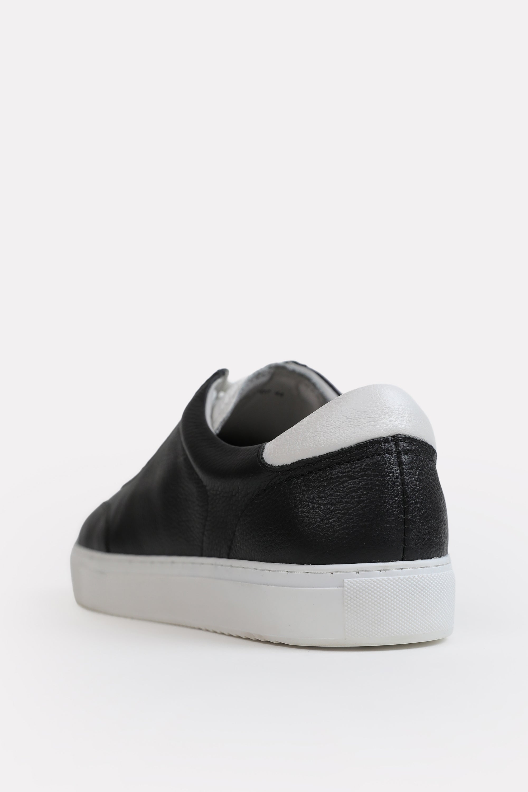 Urban Leather Trainer - Black