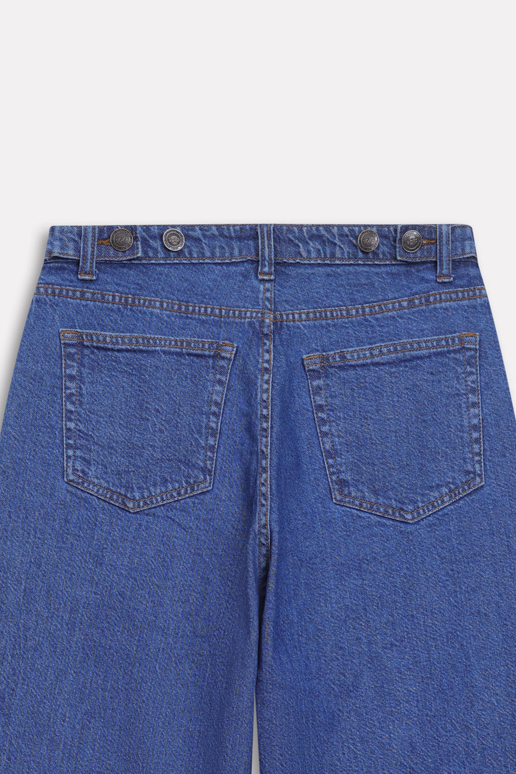 Wide-Leg Denim Jean - Light Blue