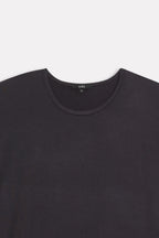 Additional view of the black featherweight modal t-shirt, by SOLA Pakistan.