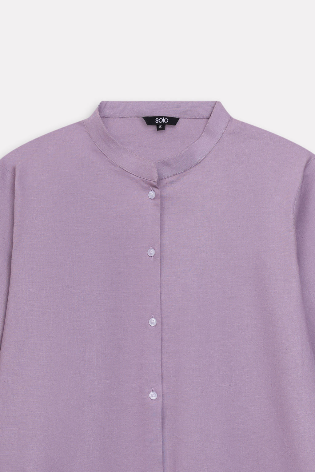 Additional view of the light purple (lilac) loop & lounge top, by SOLA Pakistan.