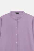 Additional view of the light purple (lilac) loop & lounge top, by SOLA Pakistan.