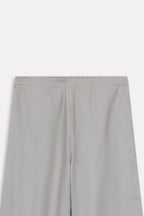 Mid grey structured ensemble bottom, alternate angle, by SOLA Pakistan.