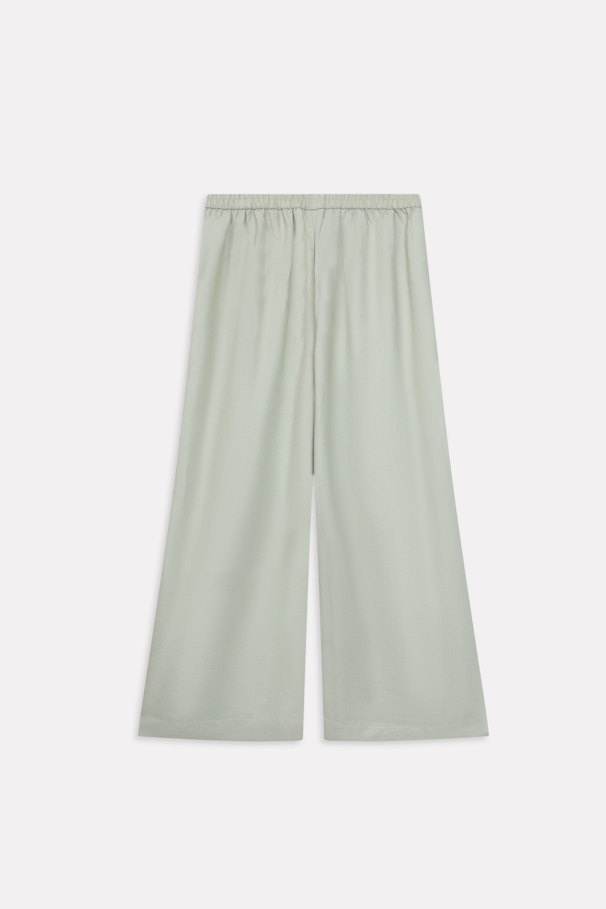 Flat lay of the mint green loop & lounge bottom, by SOLA Pakistan.