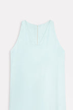 Additional view of the mint green lyocell slip maxi dress, by SOLA Pakistan.
