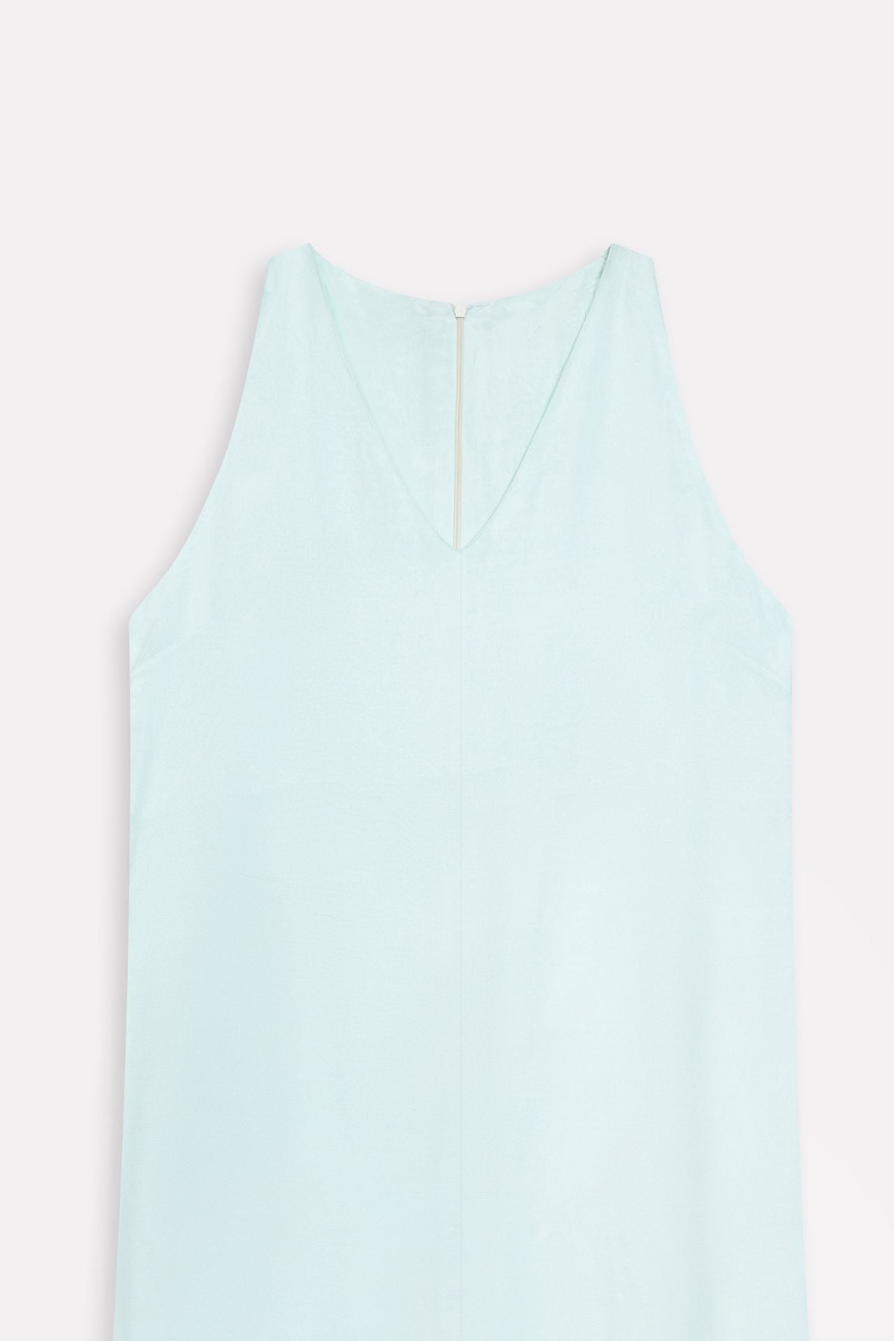 Additional view of the mint green lyocell slip maxi dress, by SOLA Pakistan.