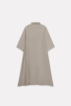 Olive button detail co-ord top, alternate angle, by SOLA Pakistan.