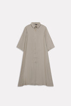 Flat lay of the olive button detail co-ord top, by SOLA Pakistan.