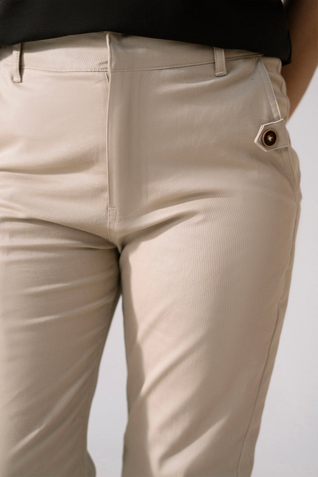 Women Straight Pant - Beige