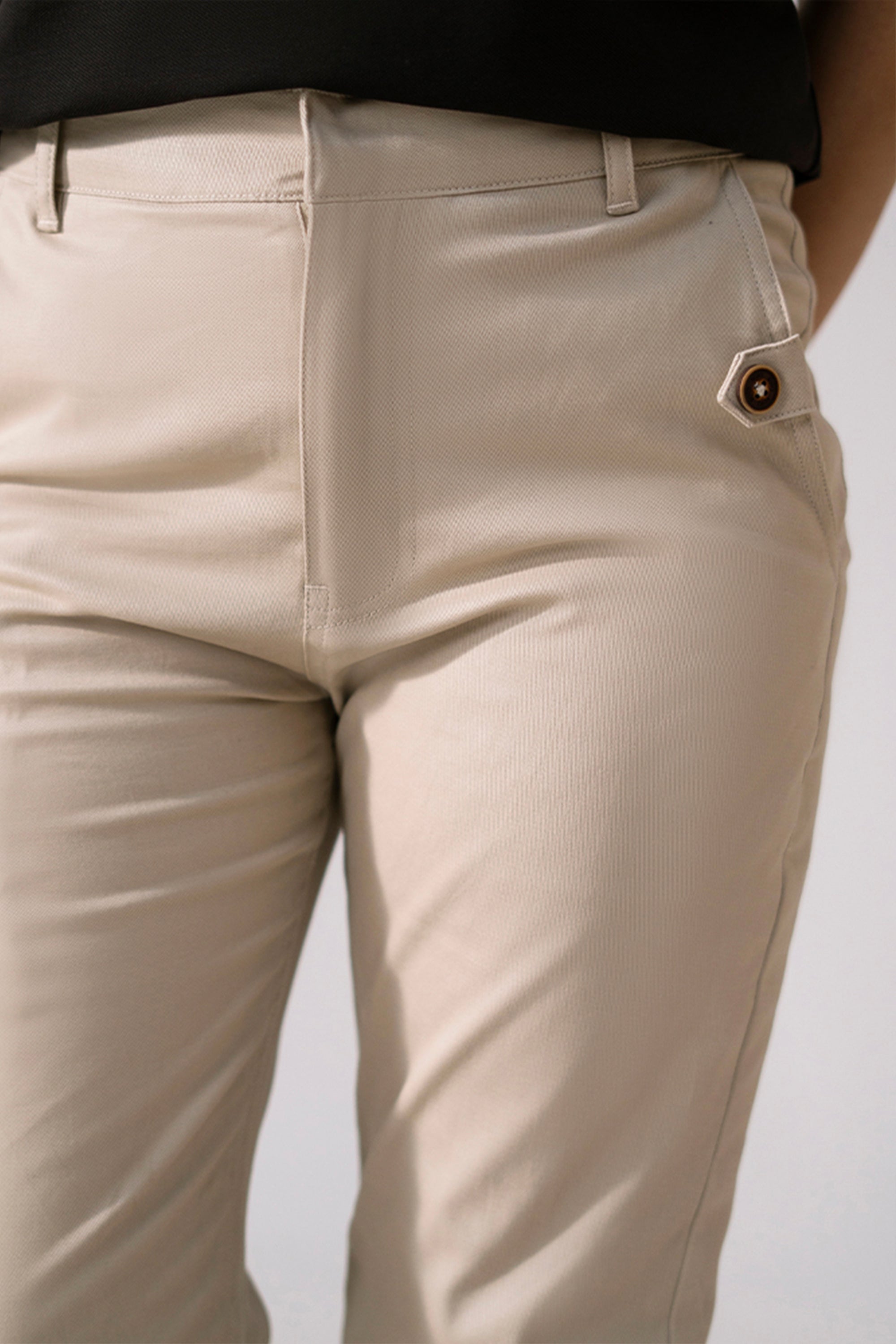 Women Straight Pant - Beige