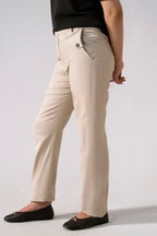Women Straight Pant - Beige