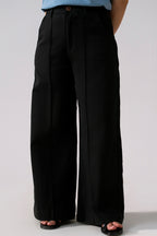 Women Wide Leg Pant - Black