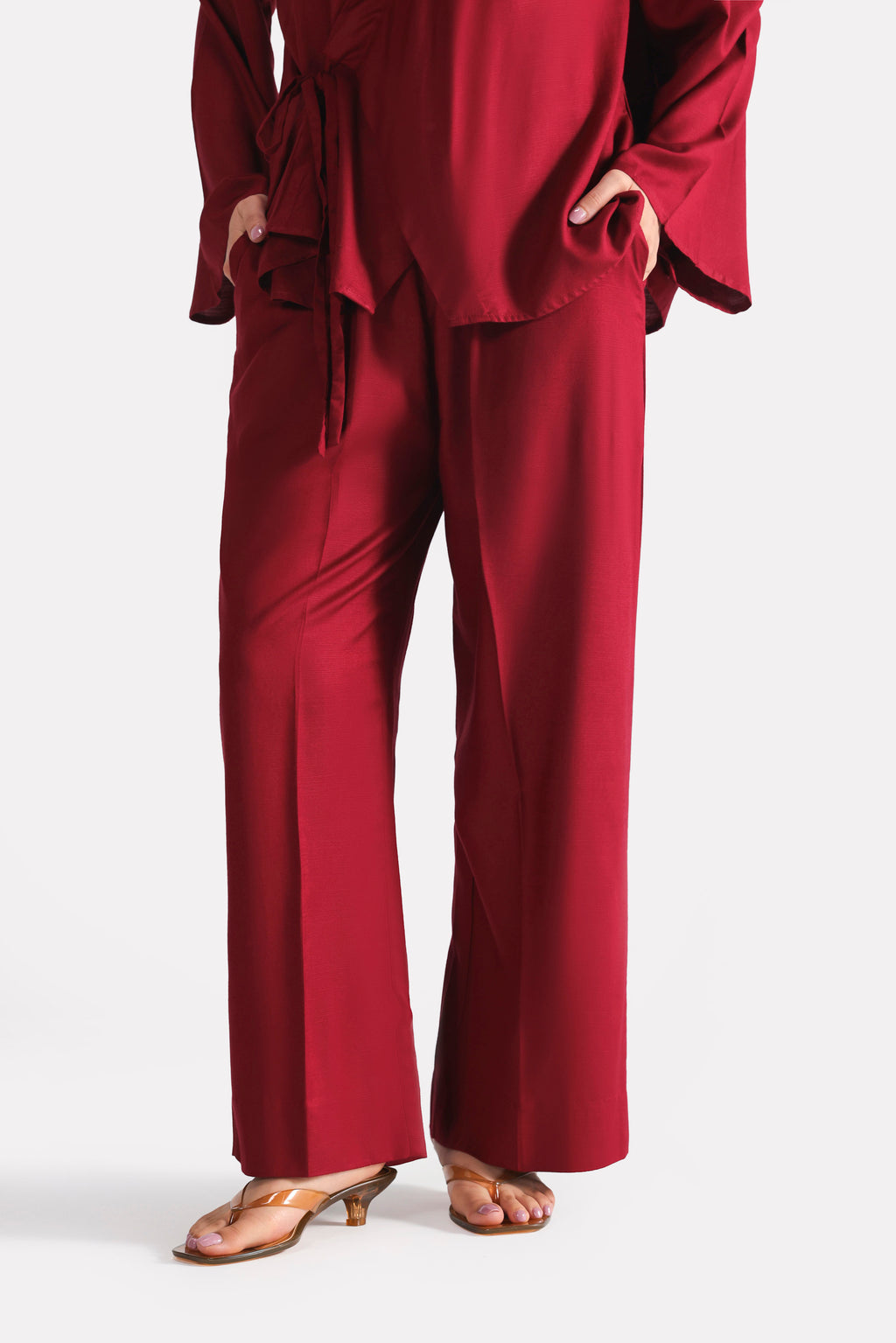 Wrap way Bottom - Maroon
