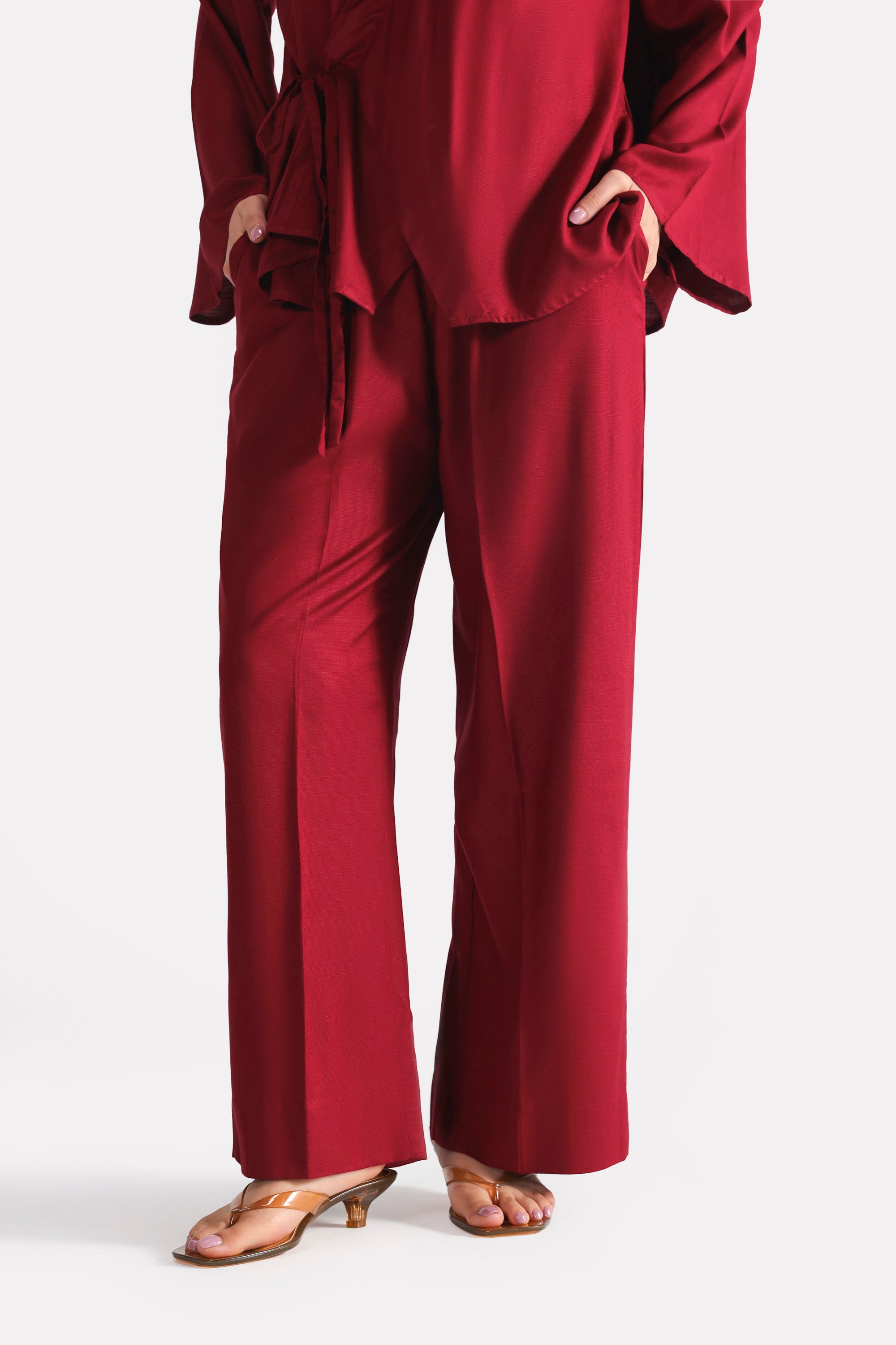 Wrap way Bottom - Maroon